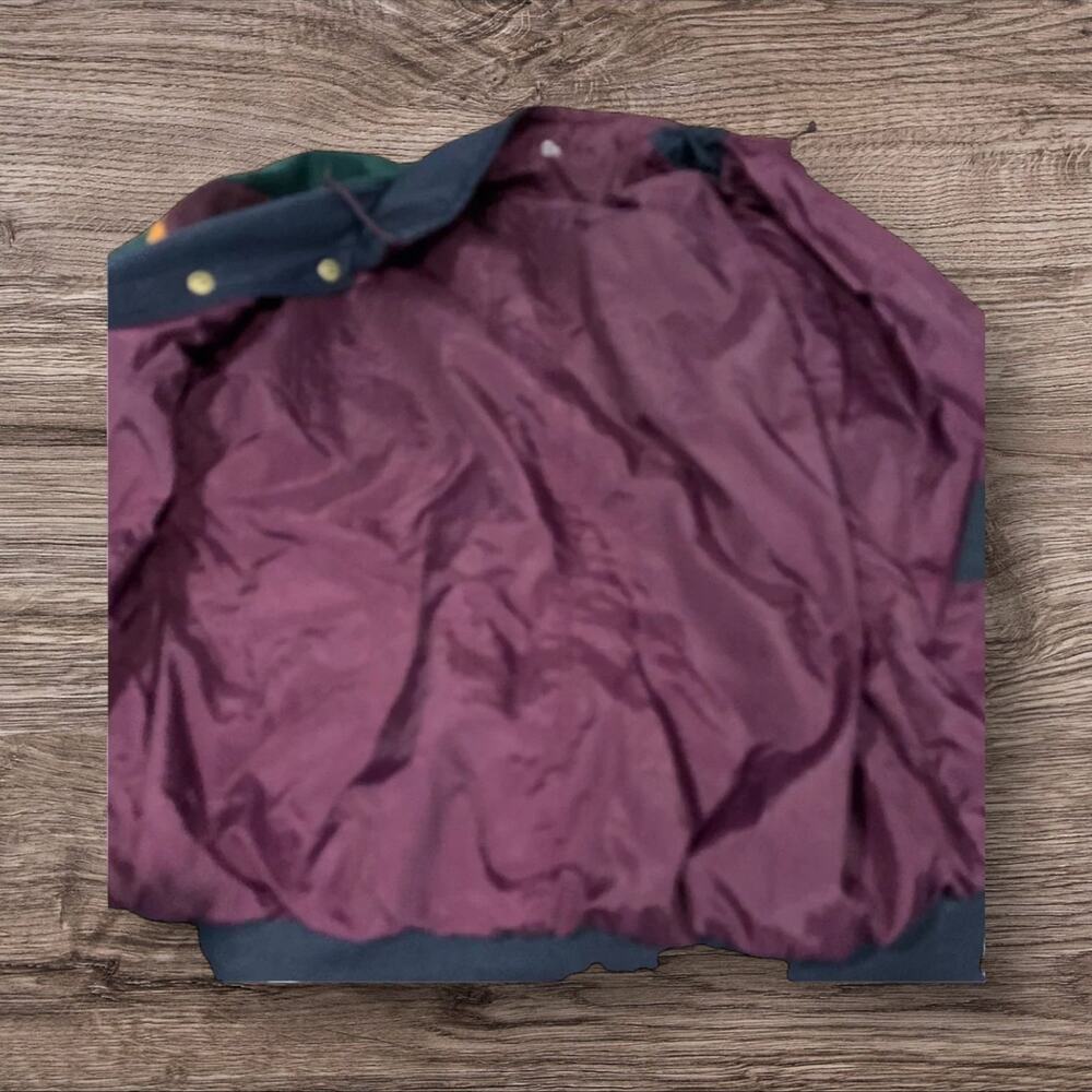 Vintage Men’s Be in the Current Seen Color Block 80s Jacket One Size Fits All - Picture 5 of 5